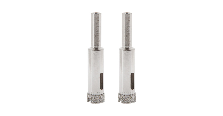 Коронка алмазная  d 10мм по стеклу и керамике 2шт. GEPARD (GP2076-10)