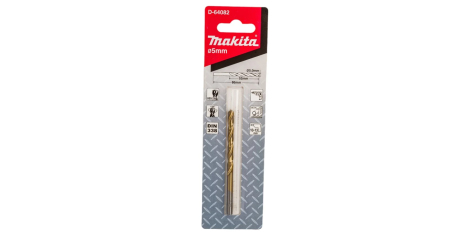 Сверло по металлу ц/х 5.0х52х86 мм HSS-TiN Economy MAKITA